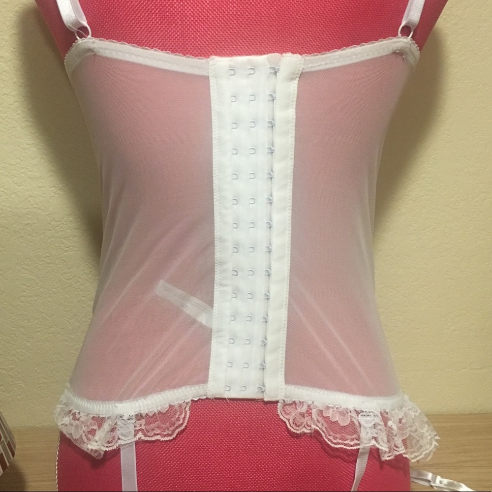 Sold! 🎈Oh la la Cheri | white  corset - Picture 5 of 8